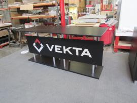 Custom SYM-412 Symphony Counter with Larger Countertop, Base, and Graphic
